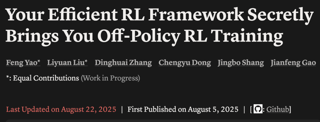 传送门：https://fengyao.notion.site/off-policy-rl