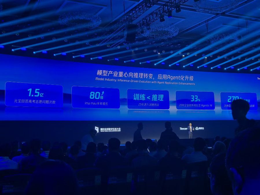 （2025年腾讯全球数字生态大会 本报记者 彭新/摄）