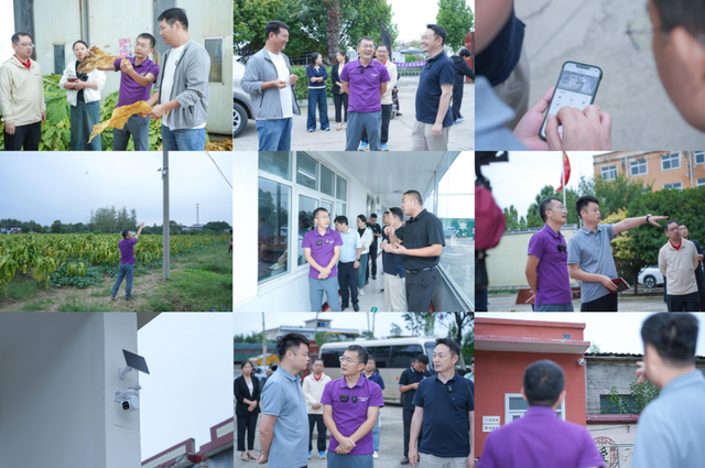 杨作兴博士和襄城县领导以及乡镇负责人一起走访考察