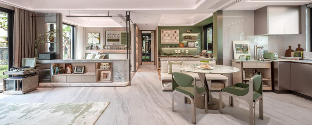 ▲联发·环岛新澍样板间“灵动”空间设计。 