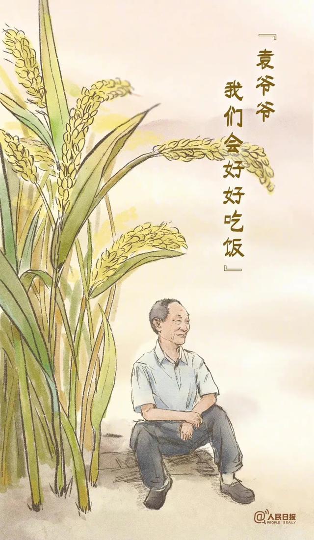 今天是丰收节,袁爷爷,我们想您了