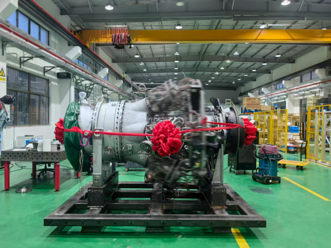 图注：慕帆动力的氢氨双燃料燃气轮机