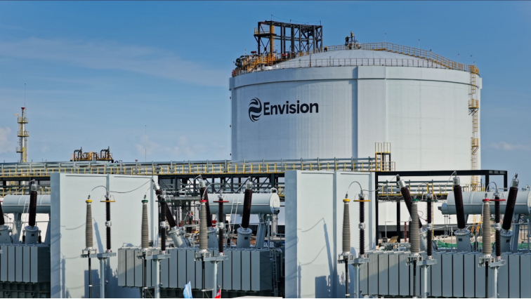 图注：远景在内蒙古赤峰建设的全球最大绿色氢氨项目