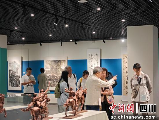 超80幅作品亮相 第37届海峡两岸书画展在宜宾李庄开展|宜宾市_新浪财经_新浪网