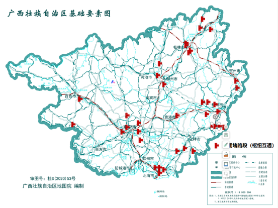 圖二 易發(fā)生擁堵緩行的路段（樞紐互通）點位圖
