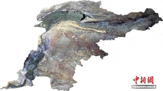 本项研究的黄河中游典型区域卫星遥感影像图。中国科学院空天院 供图