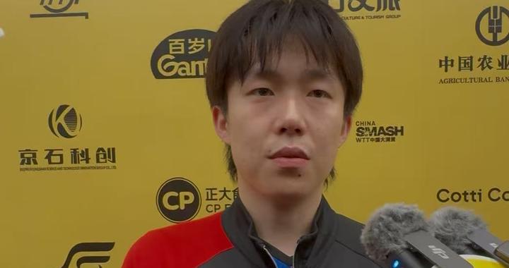 王楚钦谈“一日三赛”：全力以赴对待每一场，对单打表现不太满意