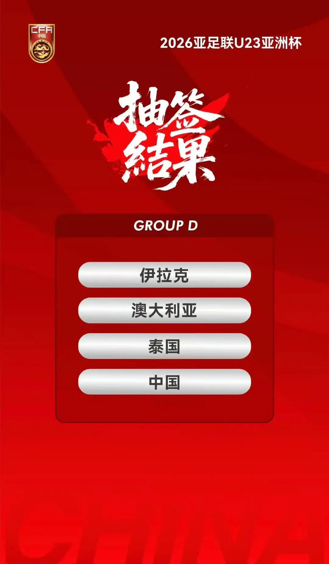 U23亚洲杯|中国队又与澳大利亚队同组，但好签坏签早已不重要|中国队|U23|澳大利亚_新浪新闻