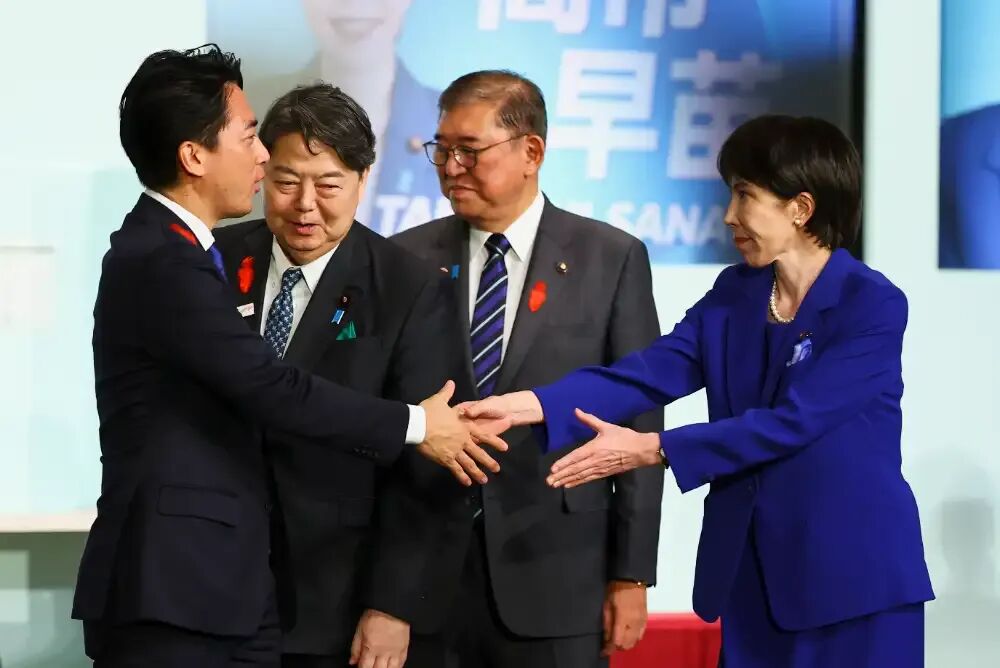 ▲当地时间2025年10月4日,日本东京,日本执政党自民党举行总裁选举投计票。图/IC photo