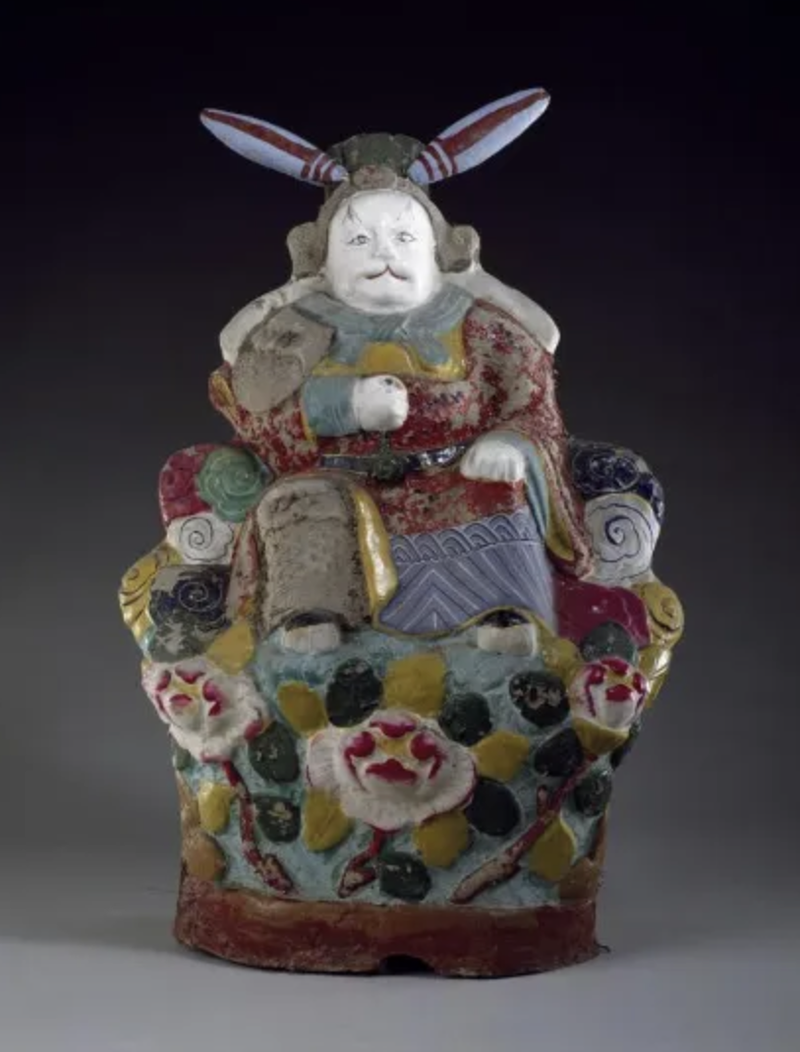 故宫藏兔儿爷泥塑。《故宫生活志》插图