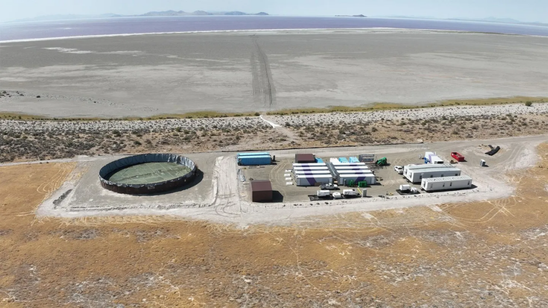 图 | Lilac Solutions 在美国大盐湖的试验场（来源：Lilac Solutions）