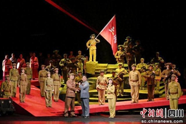 《英雄儿女》演出现场。四川省文化与旅游厅 供图