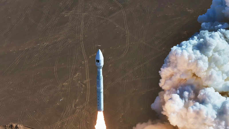 力箭一号遥八运载火箭搭载了巴基斯坦遥感卫星02星、中科卫星03星和04星共3颗卫星。中科宇航供图