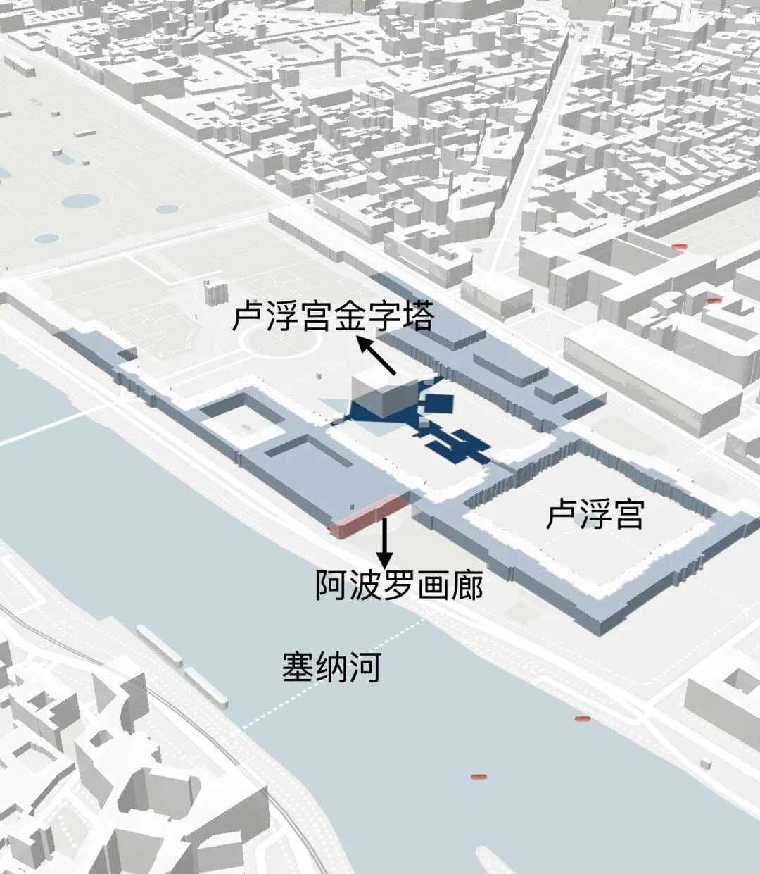 △盧浮宮地形圖