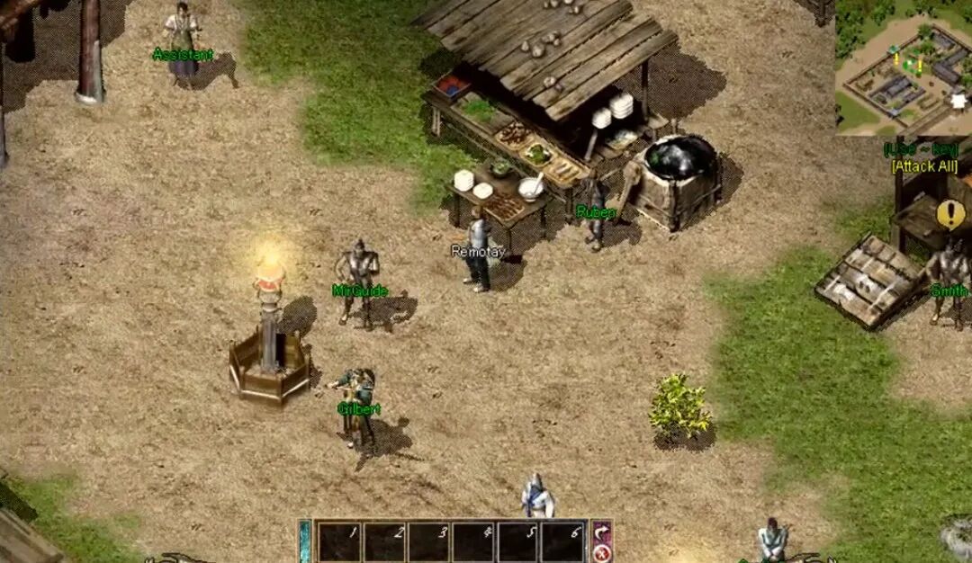 早年的《传奇2》画面