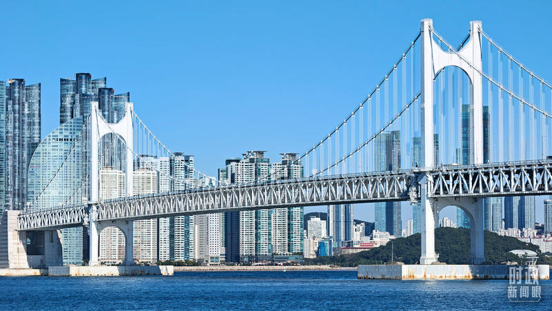 △韩国釜山。（总台央视记者鄂介甫拍摄）