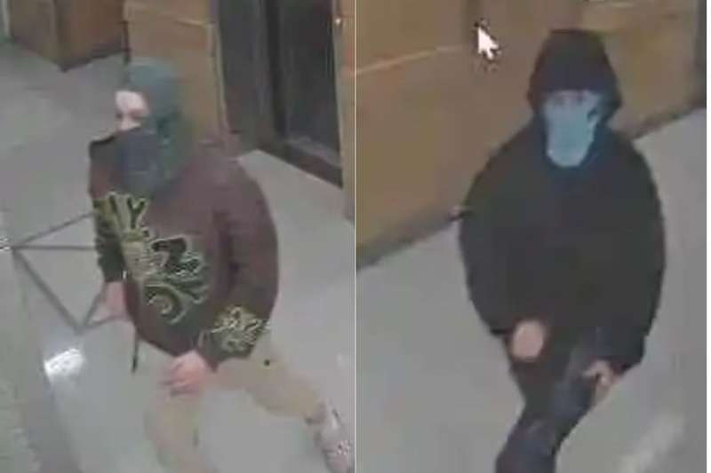 △波士顿警方公布的监控录像画面