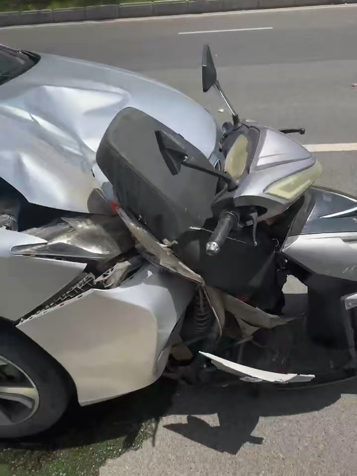 事发现场。 受访者供图