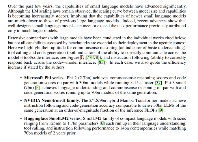 图源：《Small Language Models are the Future of Agentic 