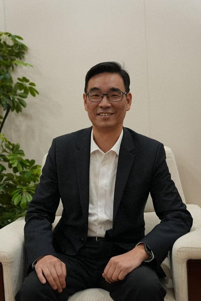 昌平国家实验室副主任金勤献接受北京日报客户端专访。马普浩 摄