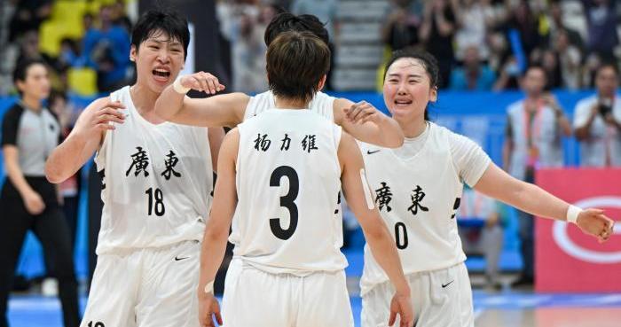 （粤港澳全运会）广东女篮时隔8年再夺全运冠军 江苏女足力克湖北队登顶