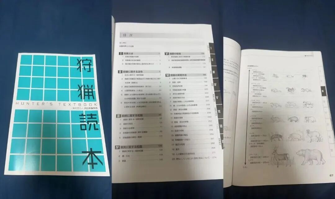 猎友会给道一的部分教材内容。图 / 讲述者提供