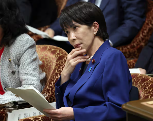 高市早苗資料圖。圖源：環球時報援引日媒