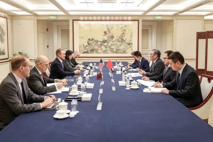 商务部部长王文涛会见美国驻华大使庞德伟|王文涛_新浪财经_新浪网