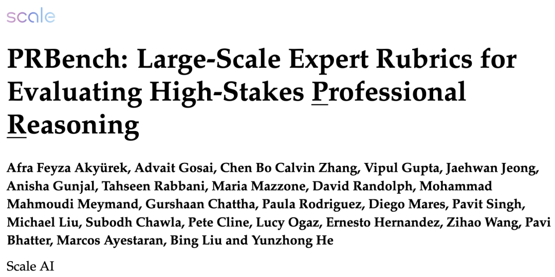 论文链接：https://scale.com/research/prbench