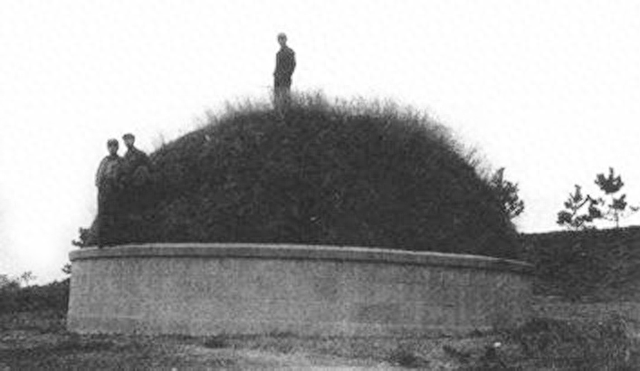 汪精卫的坟，1946年被何应钦奉命炸毁 资料图