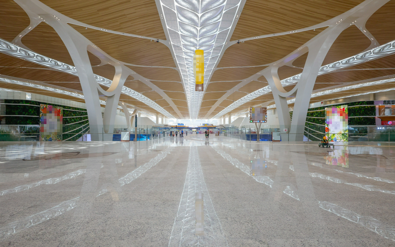 ▲资料图：某地一正在建设的机场。图/新华社