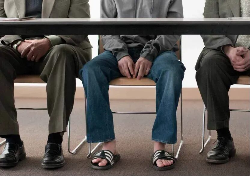 硅谷极客的经典穿搭，拒绝精致。（图/《社交网络》）