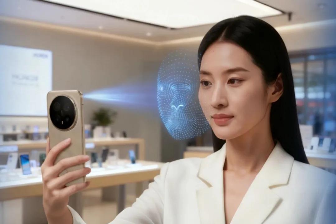 上图为荣耀Magic8Pro 3D解锁宣传图