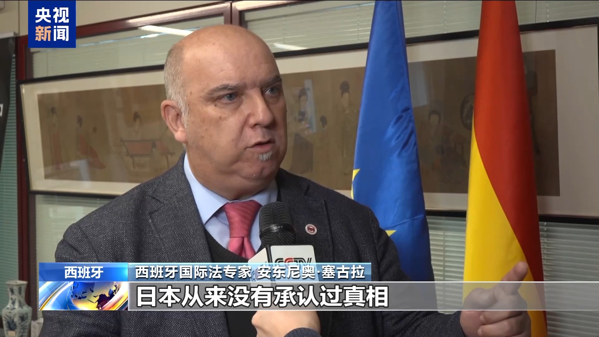 视频丨西班牙专家:德国承认历史罪行是积极举措 而日本从未承认过真相|日本|西班牙|塞古拉|德国|国际法_新浪新闻