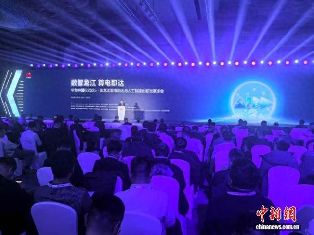 11月30日，2025·黑龙江算电融合与人工智能创新发展峰会在哈尔滨举办。 姜辉 摄