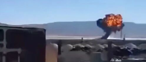 美空军飞行表演队一架F-16战机坠毁