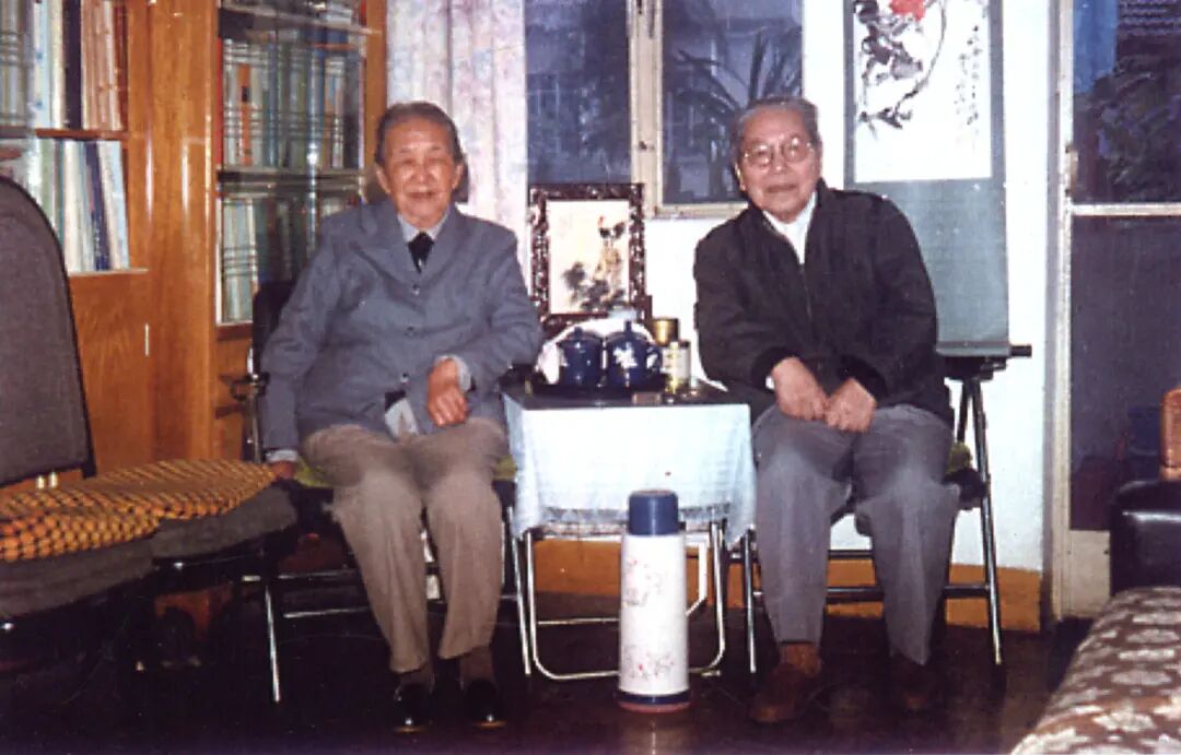 1995年10月，周立三与妻子在家中合影。图片来源：中国科学院院士文库