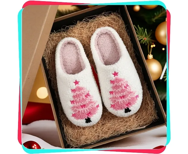 义乌商家尔曹贸易的圣诞拖鞋