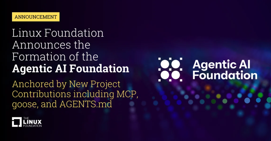 图 | Linux 基金会宣布成立 AAIF（来源：The Linux Foundation）