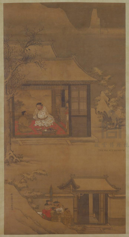 明·刘俊《雪夜访普图》