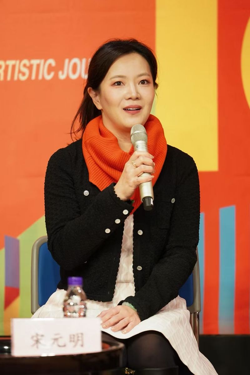 女高音歌唱家宋元明分享自己与国家大剧院的台前幕后故事。 摄影：高尚