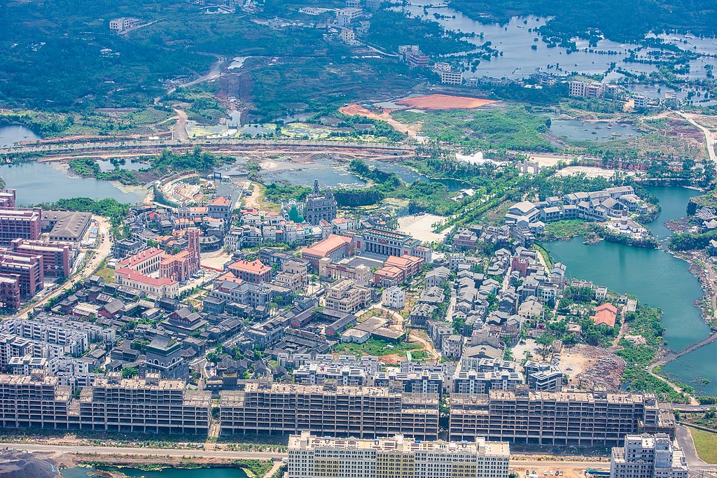 冯小刚电影公社航拍（图源：视觉中国）