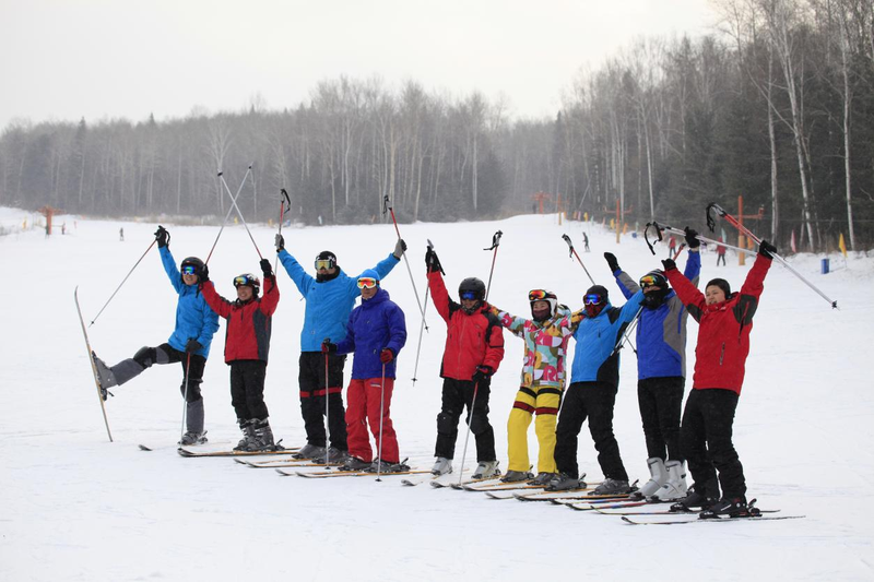 梅花山滑雪场。伊春市文旅局供图