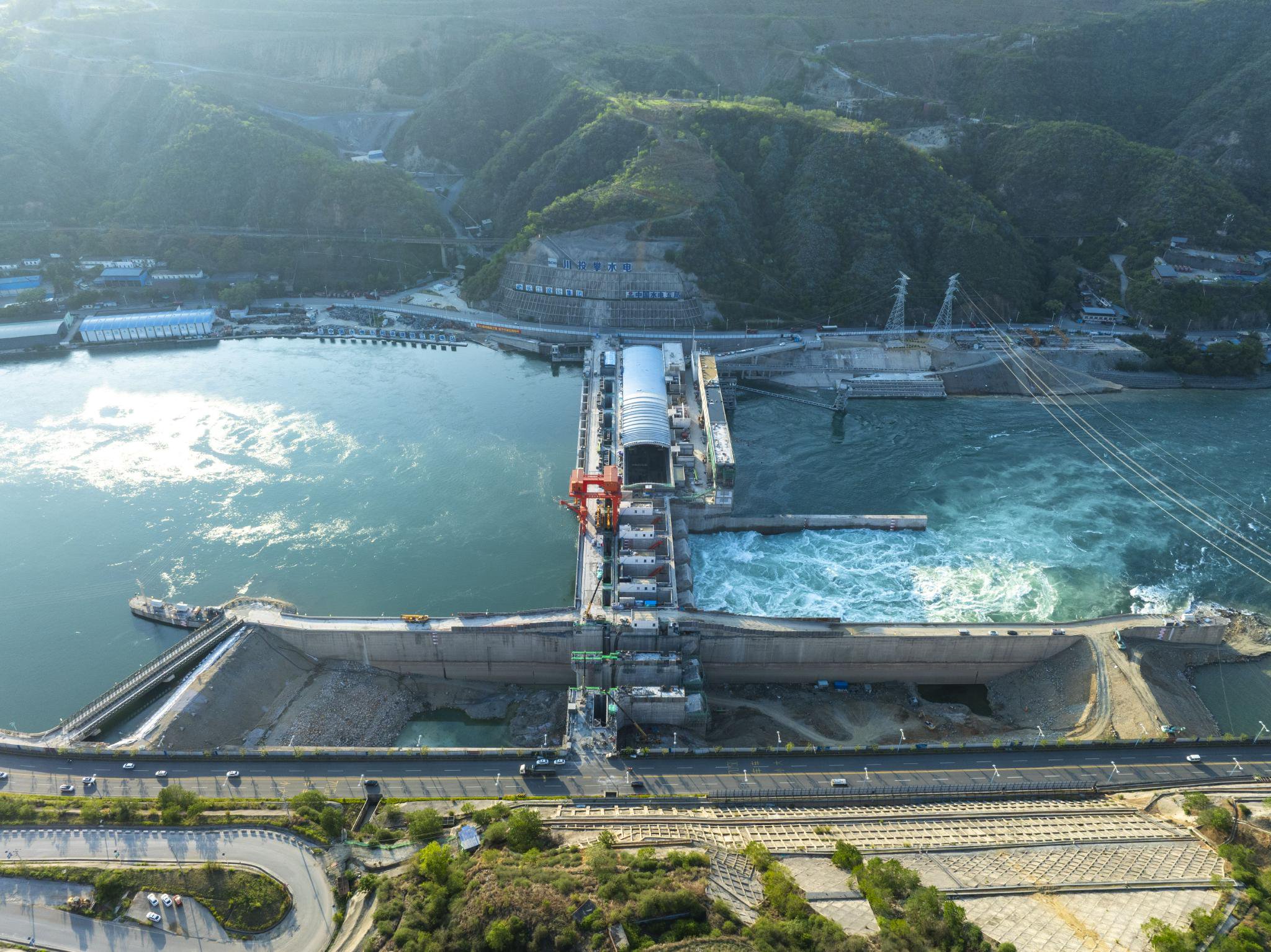 这是2025年6月拍摄的银江水电站。（受访单位供图）