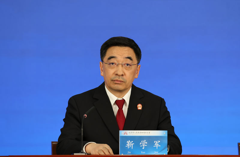 北京市高级人民法院党组副书记、分管日常工作的副院长靳学军。首都之窗记者 李磊 摄