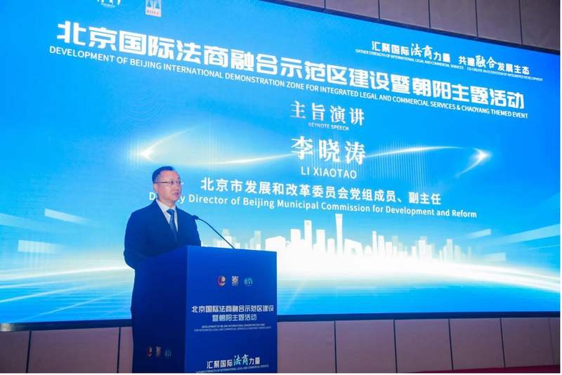 北京市发展和改革委员会党组成员、副主任李晓涛。图/主办方提供