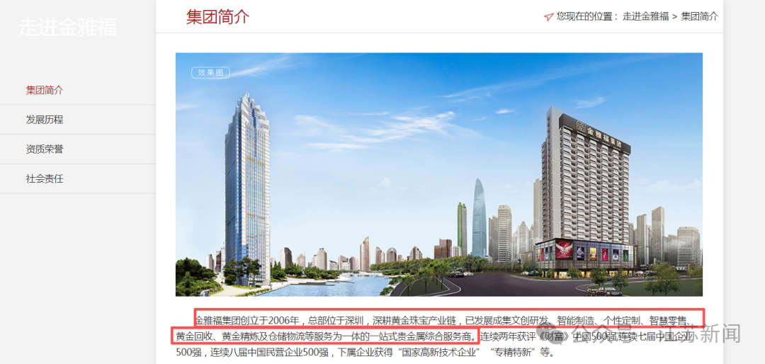 金雅福官网截图