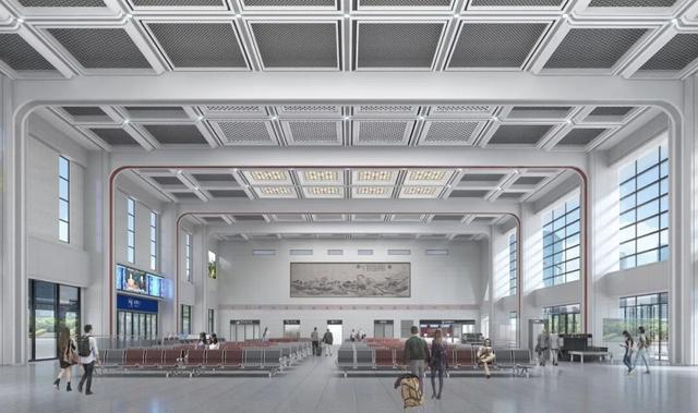 会昌站候车厅效果图