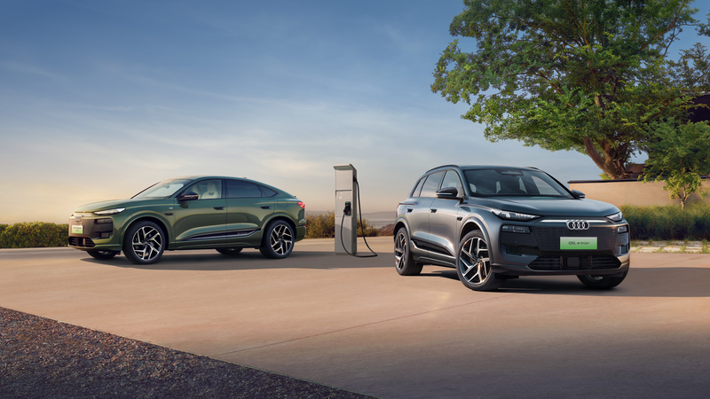 一汽奥迪Q6L e-tron家族。 