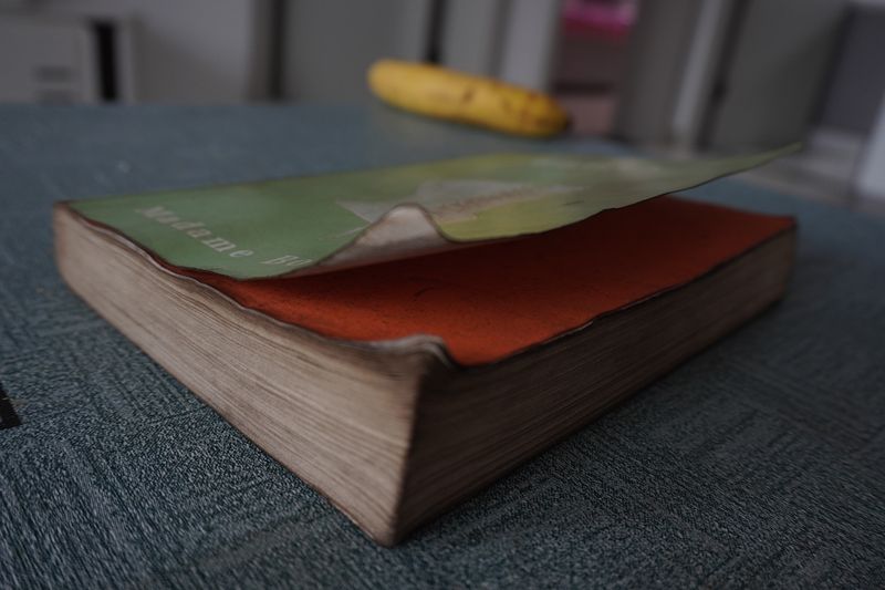 被高跃忠带去矿下的书被煤灰染黑。新京报记者 左琳 摄